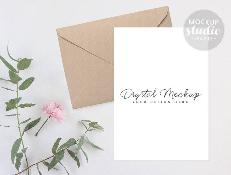 Download 5x7 Card Mockup Wedding Invitation Mockup Wedding Card | Etsy