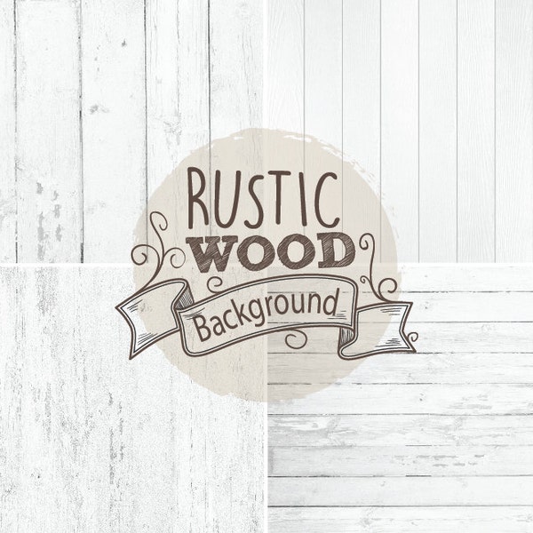 Holz Hintergrund, Weißer Holz Hintergrund, Holz Textur, Rustikales Holz, Holz Digitales Papier, Holz Digitaler Hintergrund