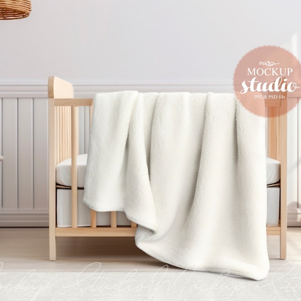 Horizontal Baby Blanket Mockup Etsy