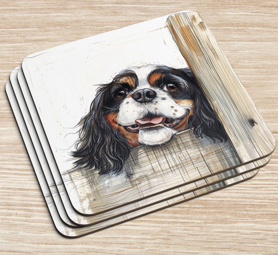 Cavalier King Charles Spaniel Car Pillows Set of 2 - Tri Cavalier King Charles Spaniel Car Pillows Set of 2 - Tri