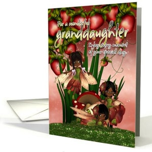Birthday Card - Little Fairies Birthday Card
