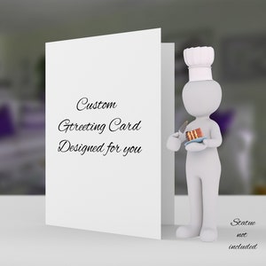 Biglietto di auguri personalizzato, la tua idea o la tua immagine o la tua arte controlla dimensioni e forme, scheda fotografica? nessun prolem - 5x7 pro card stock