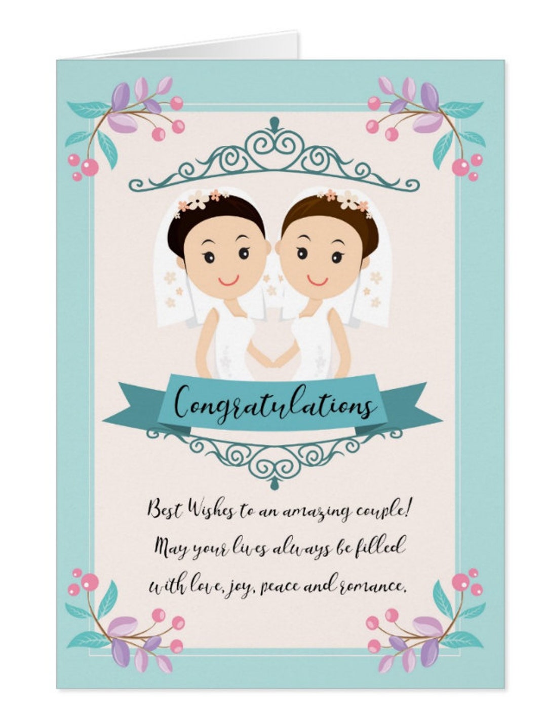 Lin Pop-Up Cards Invitación De Boda Homosexual, Puerto Rico