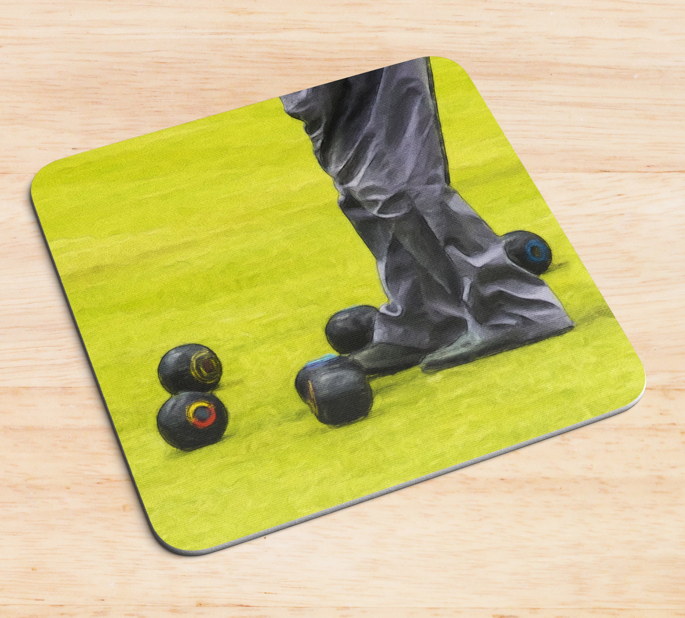 Set van 4 gazon kommen schilderij (Print) | Dichters | De gift van het huis | Thuis ware | Daling | Coasters | Cadeau | single beschikbaar