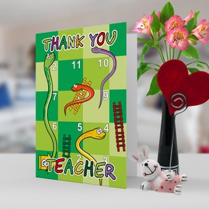 Gracias maestro tarjeta de felicitación
