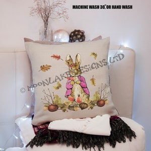 Personalised Flopsy Rabbit Conkers Beatrix Potter Cushion Cover