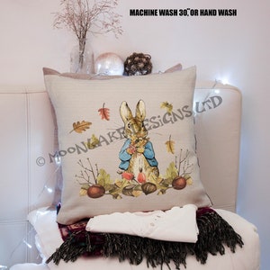 Personalised Peter Rabbit Conkers Beatrix Potter Cushion Cover