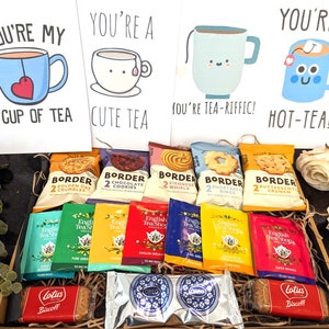 Tea & Biscuits Lover Gift Box | Hug In a Box | Get Well Soon | Thank You Gift | Thinking Of You | Self-Care | Afternoon Tea | Letterbox Tea