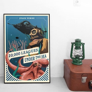 20,000 Leagues Under the Sea | Unframed