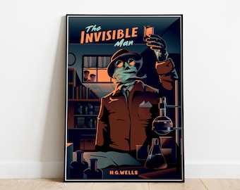 El hombre invisible / Póster del libro / Sin enmarcar
