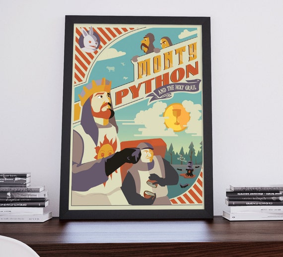 Monty Python and the Holy Grail | Movie Poster | Unframed - Etsy