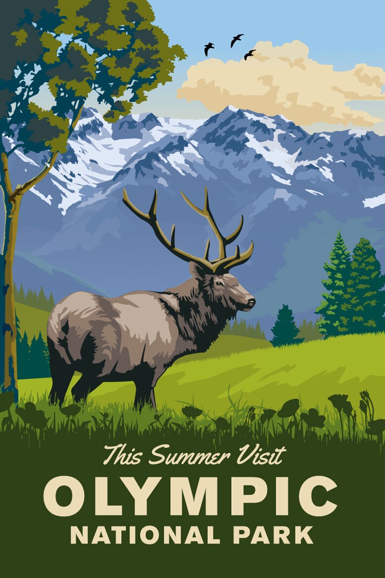 Discover Voyage Du Parc National Olympique Poster