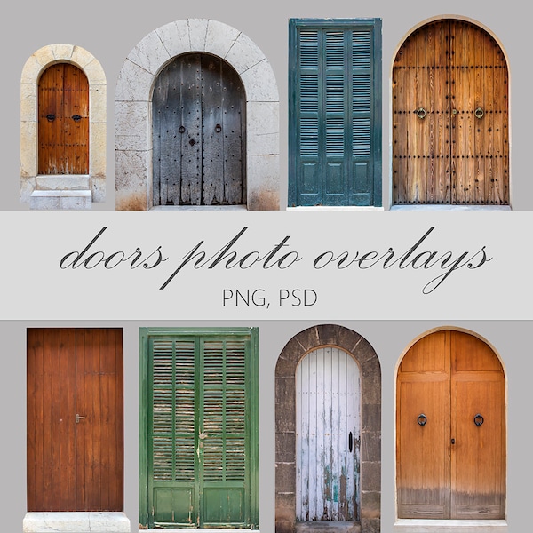 doors photo overlays, photo overlay, color doors, door photography, photography overlay, digital overlay, door photo, digital scrapbooking