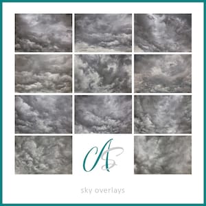 Regen Himmel, bewölkt, Sturm Himmel, Himmel Overlays, digitaler Himmel, Wolken Overlays, Fotografie Himmel, Foto-Overlays, dramatischer Himmel