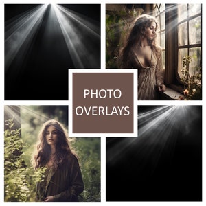 30 Light Photo Overlays, Photography Overlays, bokeh background, Photo Edit, Photo Effect
