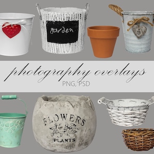 photo overlay, photography overlays, basket overlay, bucket overlay, flowerpot overlay, photomanipulation, digital scrapbook