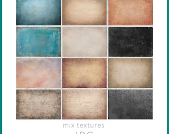 Superposiciones de texturas fotográficas: Texturas de papel pastel y antiguo (JPG)