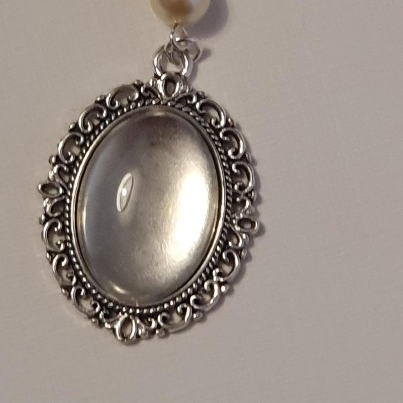 Bridal Memorial Charm, Wedding Bouquet Pendant, Photo Frame Locket, image 4