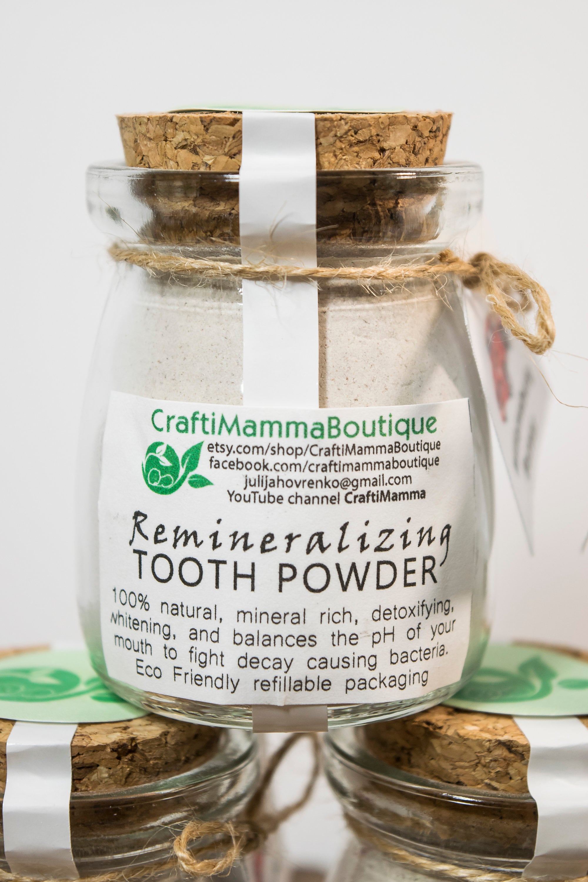 Natural Tooth Cleaning Powder, Mineral Rich, Detoxifying, ZERO