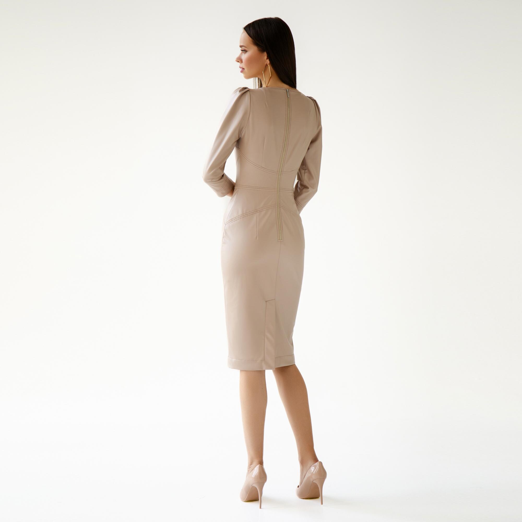 Women Nude Vegan Leather Dress, Nude Sheath Dress, Beige Leather Dress, Tight Leather Dress, Eco-leather Dress, Square Neckline Nude Dress - Etsy Women Nude Vegan Leather Dress, Nude Sheath Dress, Beige Leather Dress, Tight Leather Dress, Eco-leather Dress, Square Neckline Nude Dress - Etsy