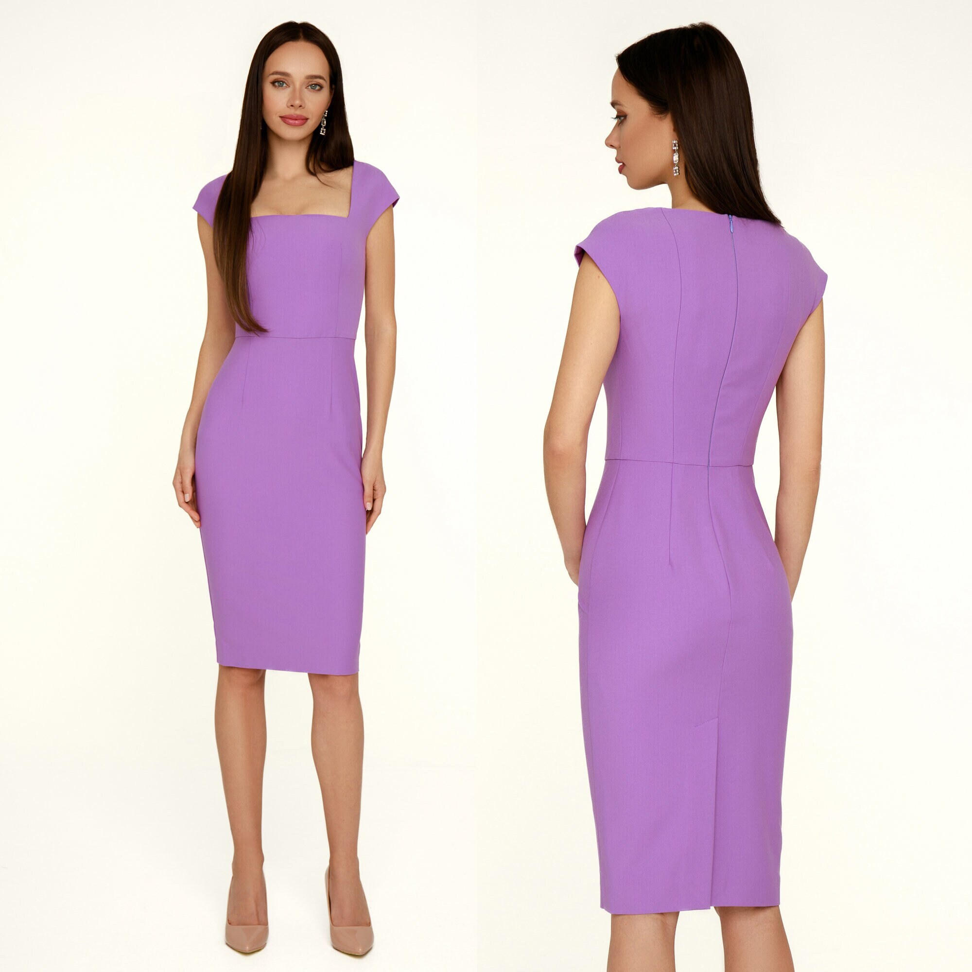 Abiti Con Corpetto Plissettato E Applicazioni Di Fiocchi E - Foto 4