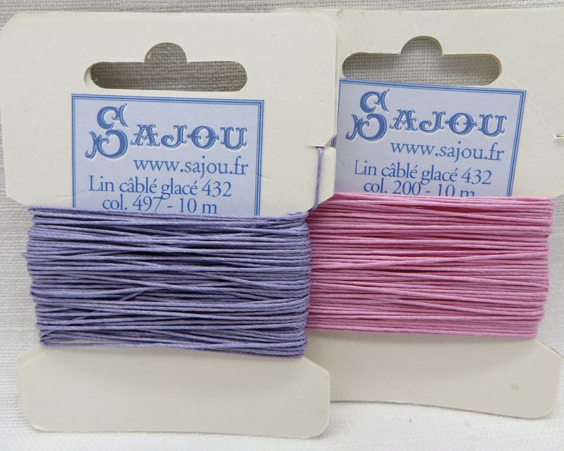 Waxed Linen Thread for Leather Work Book Binding Jewelry Etsy