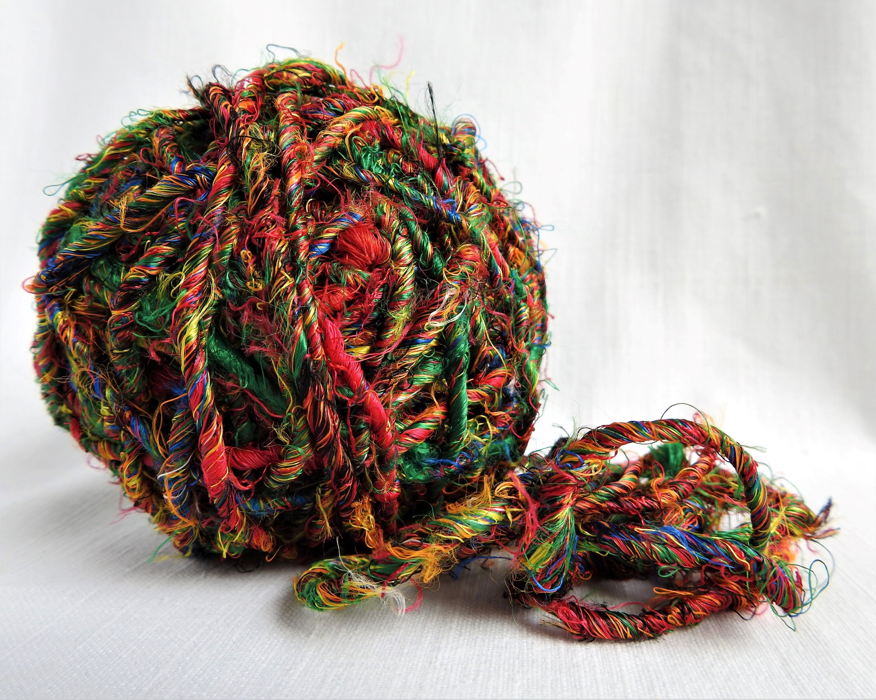 Banana Silk yarn chunky silky artisan vegan yarn for weaving Etsy