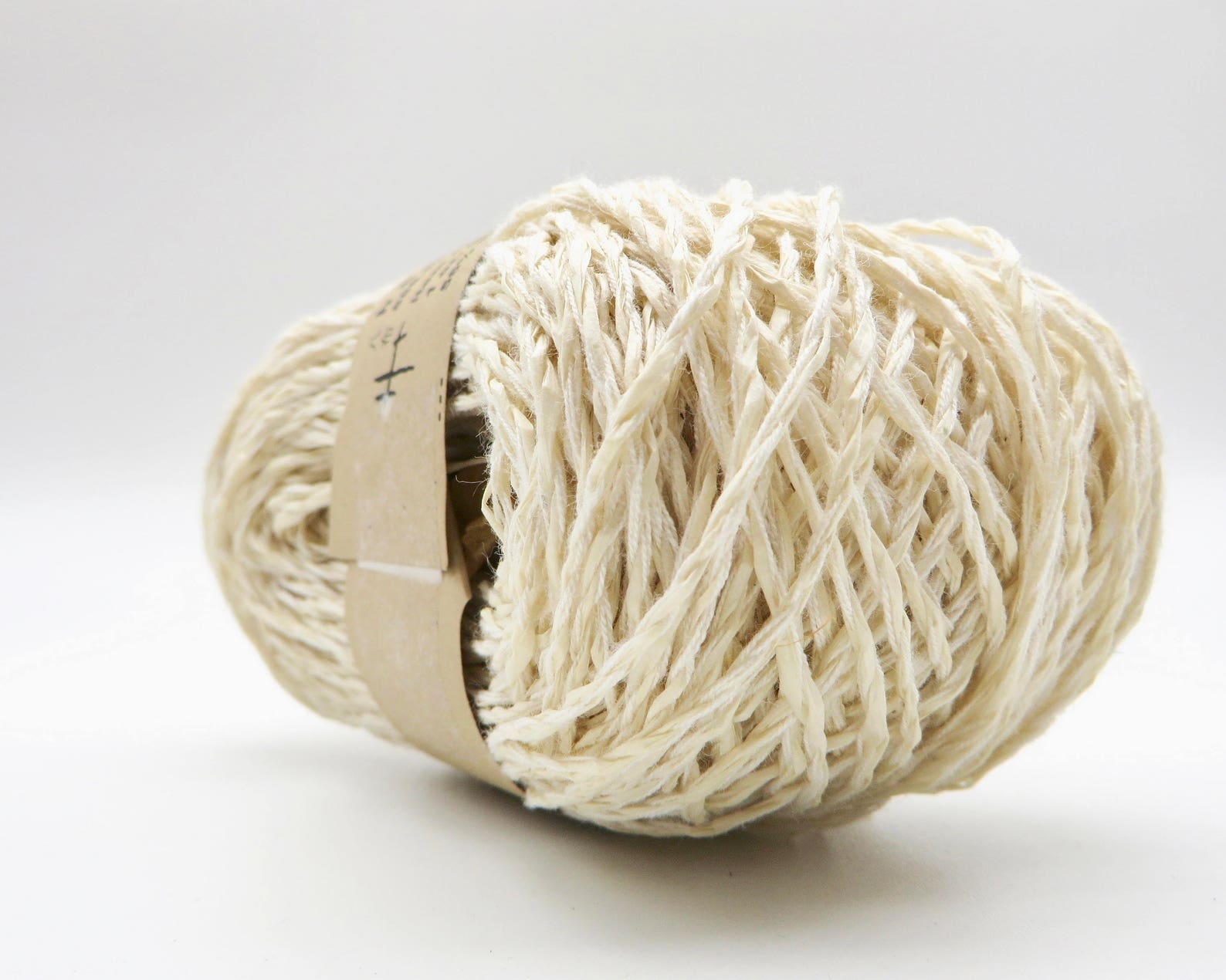 Linen Paper Yarn / Natural Fiber / Warp Yarn / Cotton Yarn / Etsy