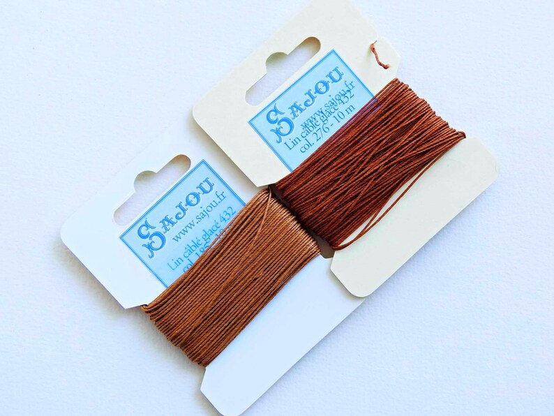 Waxed Linen Thread for Leather Work Book Binding Jewelry Etsy