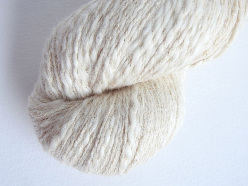 Cotton Yarn. Organic Natural Biodegradable. Cotton Slub Yarn. Etsy