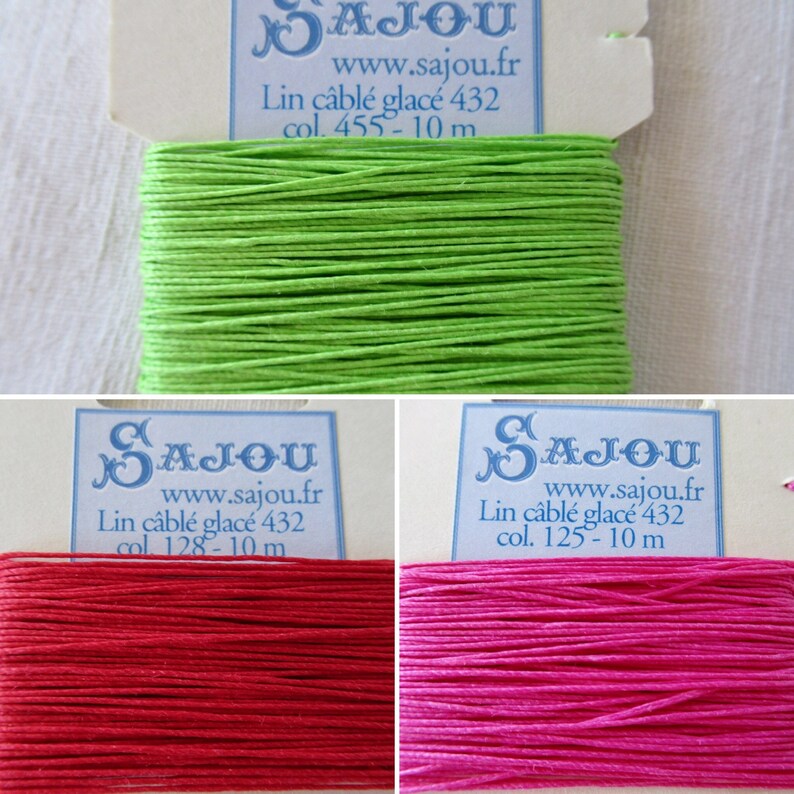 Waxed Linen Thread for Leather Work Book Binding Jewelry Etsy