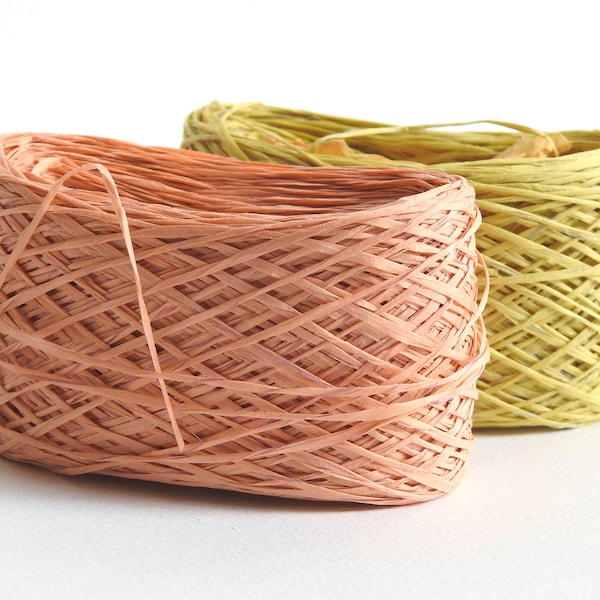 Habu Textiles Silk Wrap Paper Yarn for weaving, crochet, knitting. Create jewelry garments scarves. Habu Yarn N24B