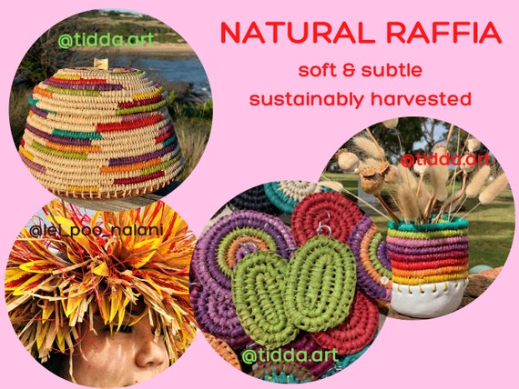 Rafia per la tessitura di borse cappelli gioielli ricamo | Etsy Italia