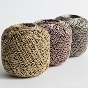 n-98 wide knitted linen tape - 1 natural