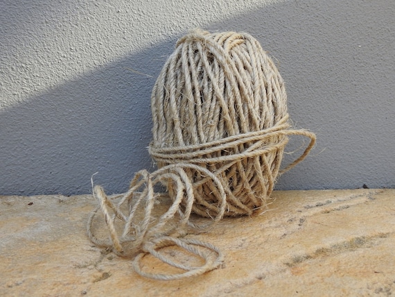 Chunky Hemp Cord Natural Handmade for Weaving Macrame Plant