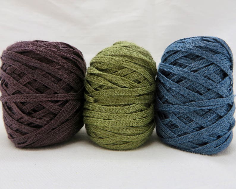 Knitted Linen Tape / Linen Yarn / Linen Tape Yarn / Warp Yarn Etsy