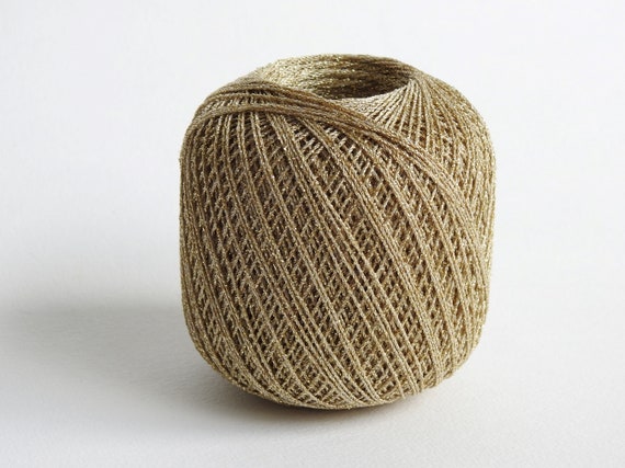 Metallic Yarn for Crochet, Tatting, Knitting, Embroidery. Glitter