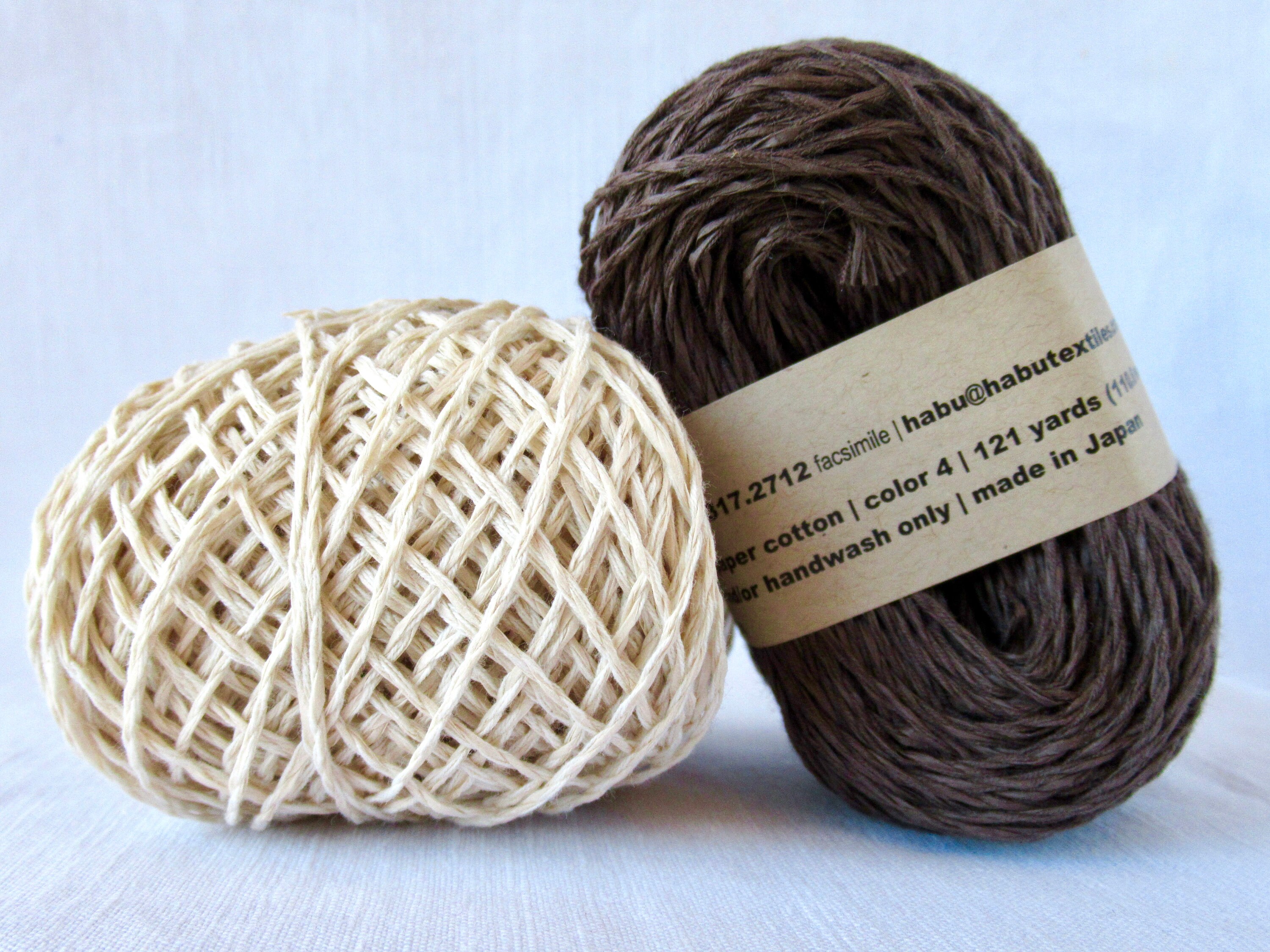 Linen Paper Yarn / Natural Fiber / Warp Yarn / Cotton Yarn / Etsy