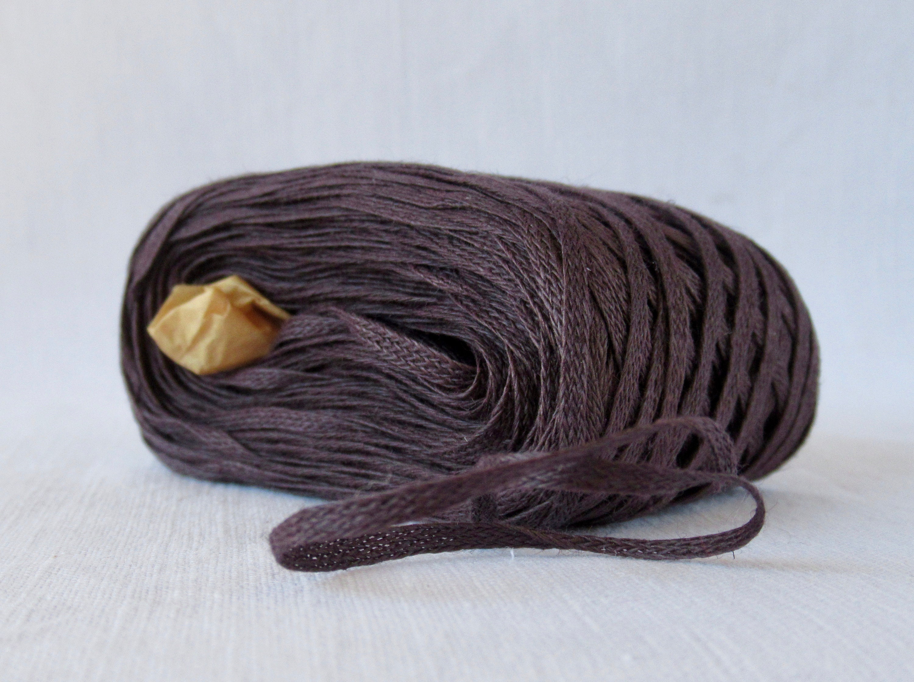 Knitted Linen Tape / Linen Yarn / Linen Tape Yarn / Warp Yarn Etsy