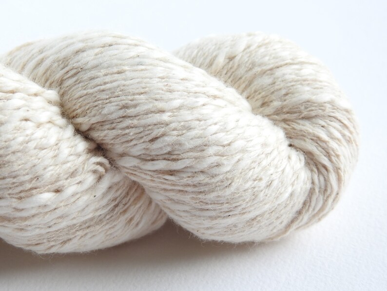 Cotton Yarn. Organic Natural Biodegradable. Cotton Slub Yarn. Etsy