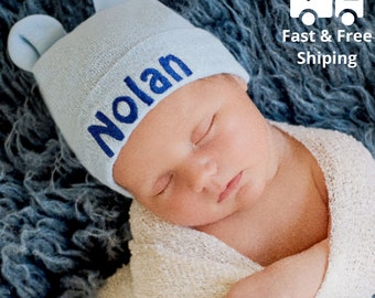 Blue bear hat Clearance