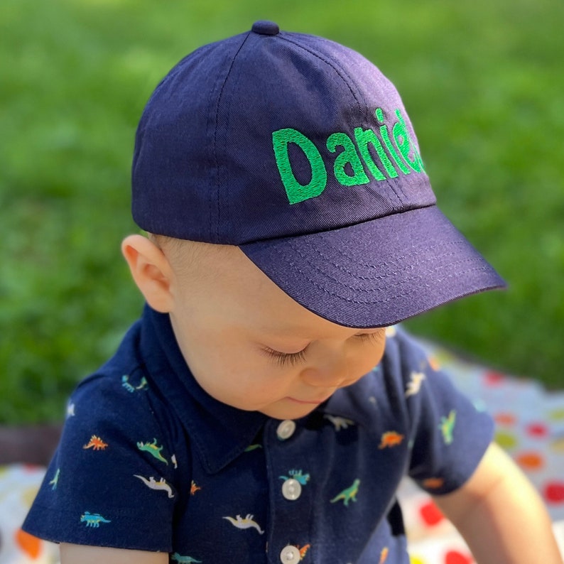 Navy Blue Baseball Hat Toddler Baseball Hat Personalized Etsy