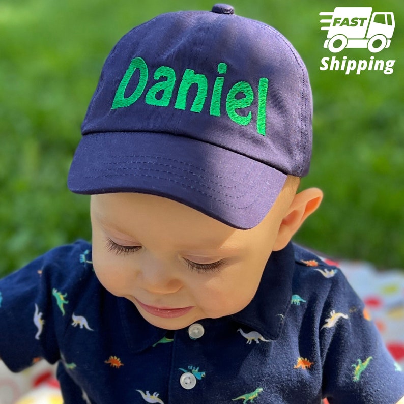 Navy Blue Baseball Hat Toddler Baseball Hat Personalized Etsy