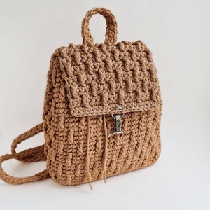 Backpack pattern / crochet backpack purse women