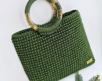 Laptop bag pattern PDF / tote crochet bag