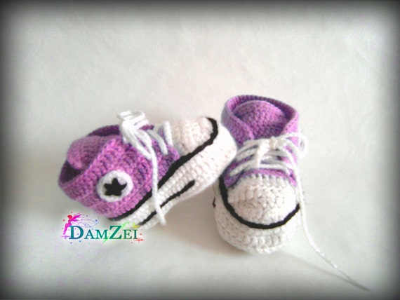 purple infant converse shoes