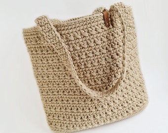Crochet bag pattern  /  tote bag pdf
