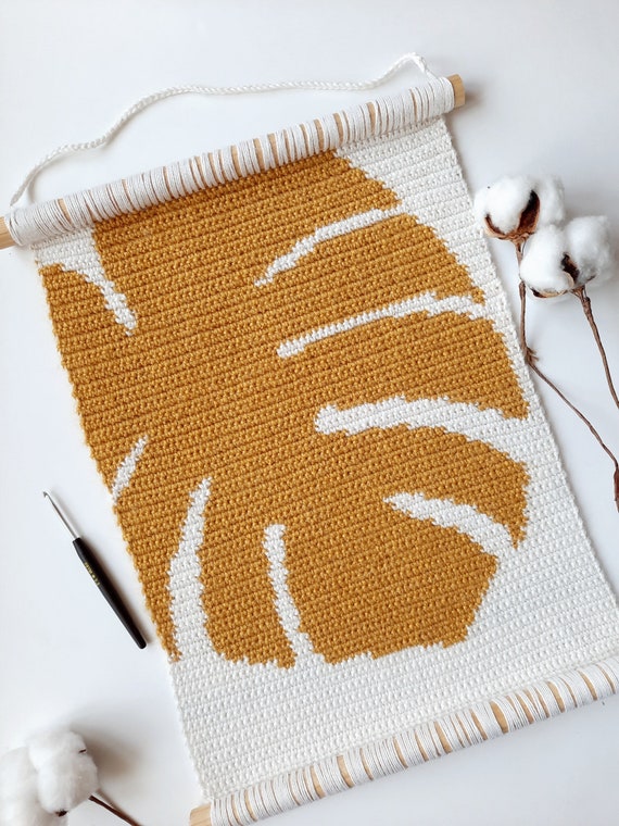 Tapestry crochet wall hanging hotsell