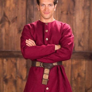 Renaissance Fair men Shirts, Cotton Medieval Shirt for Cosplay, Custom Festival Outfit, Medieval clothing men