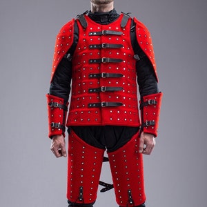 Full Armor Costume for Historical Battle, Cosplay, Brigandine Armor Kit, LARP Armor Costume,  LARP; SCA, Handmade Brigandine Armor